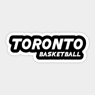 Toronto Basketball Sticker